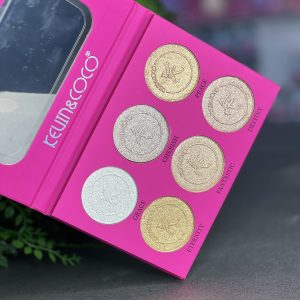 پالت 6 تایی هایلایتر سکه ای Kevin and Coco