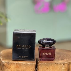 ادکلن جیبی زنانه دلگادو مدل Versace Crystal Noir حجم 25 میلی لیتر
